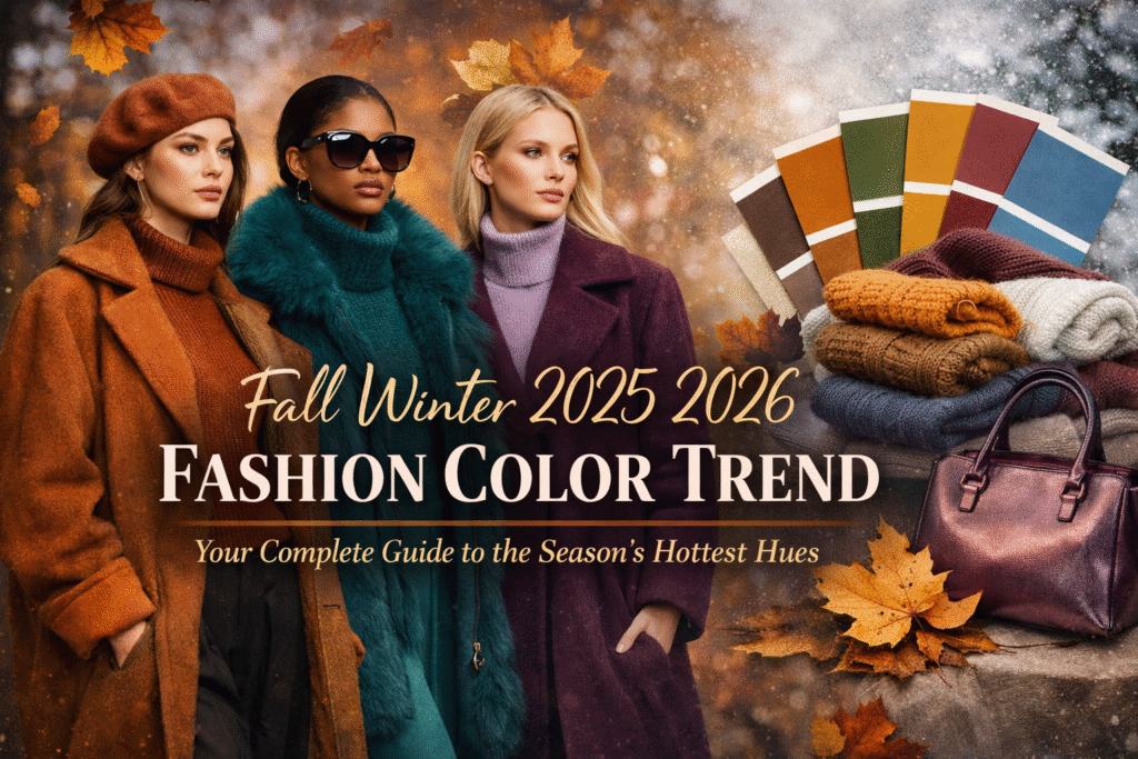 Fall Winter 2025 2026 Fashion Color Trend: Your Complete Guide to the Season’s Hottest Hues