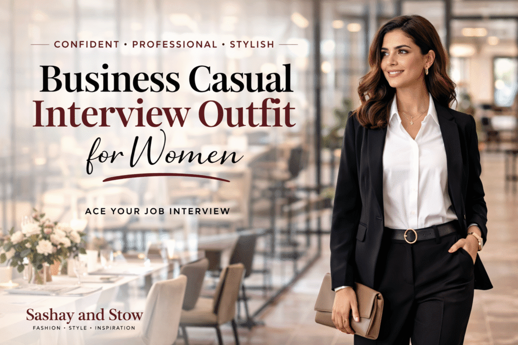business casual interview outfit for women