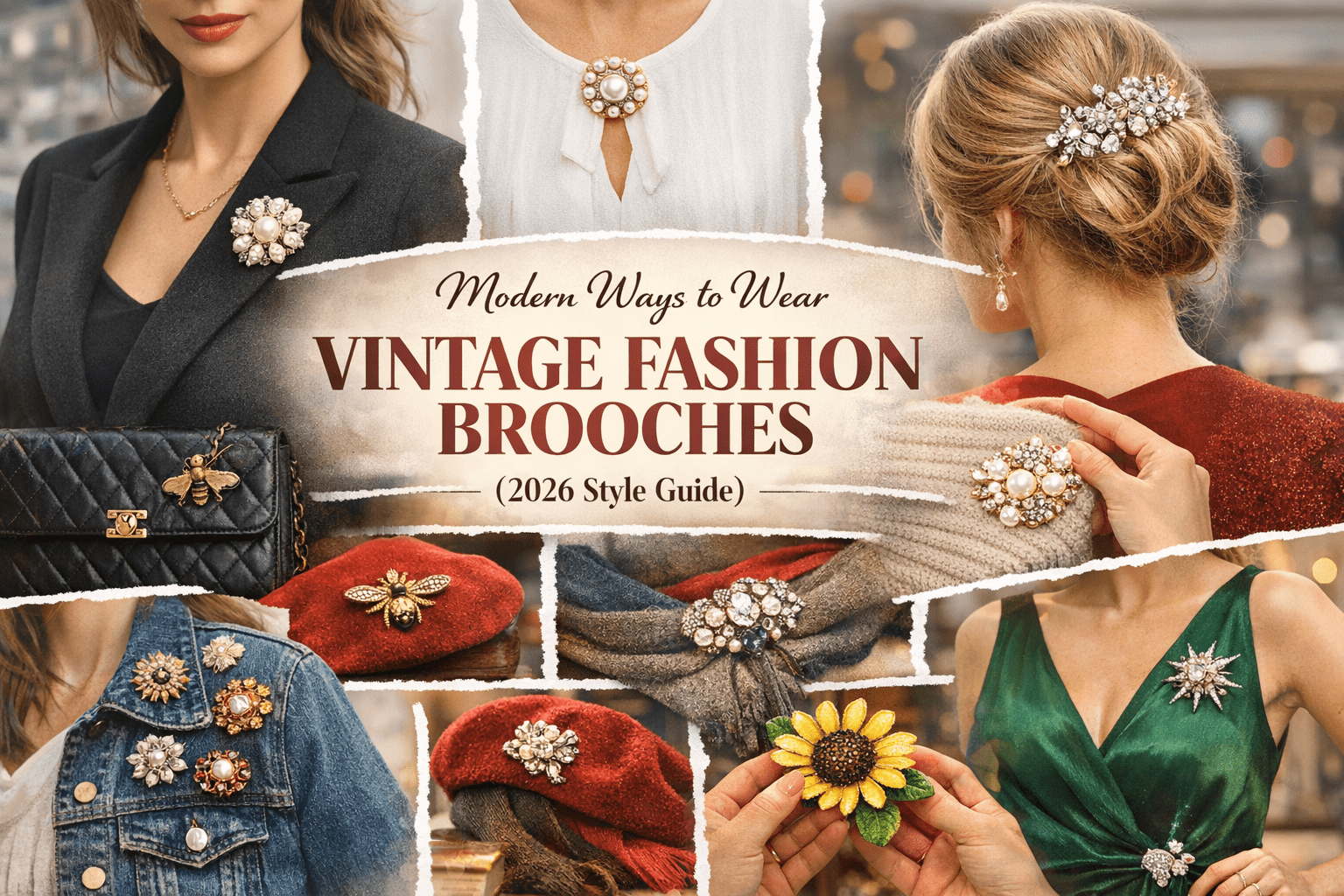 Modern Ways to Wear Vintage Fashion Brooches (2026 Style Guide)