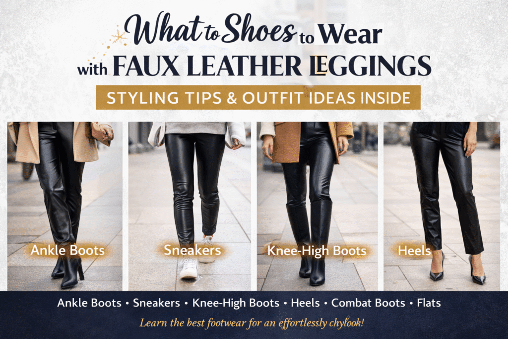 shoes to wear with faux leather leggings