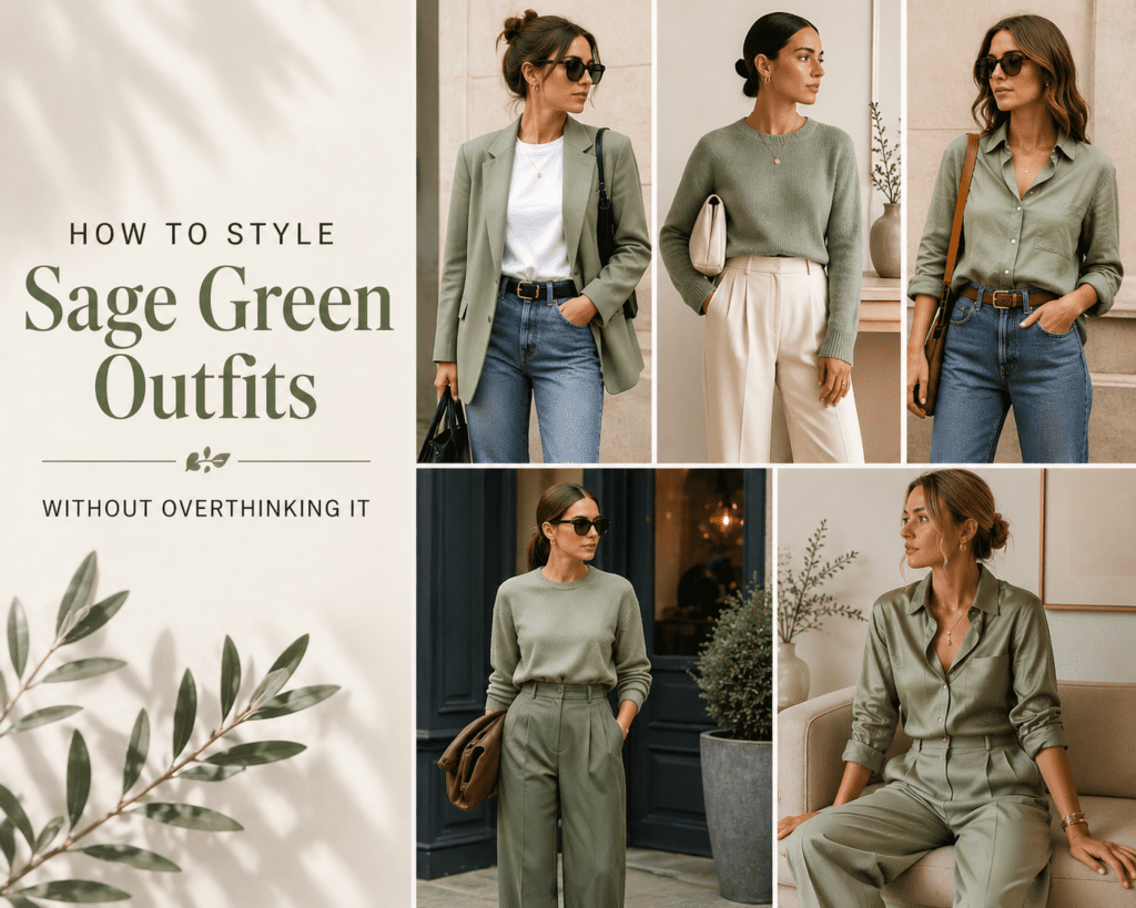 Sage green outfit ideas