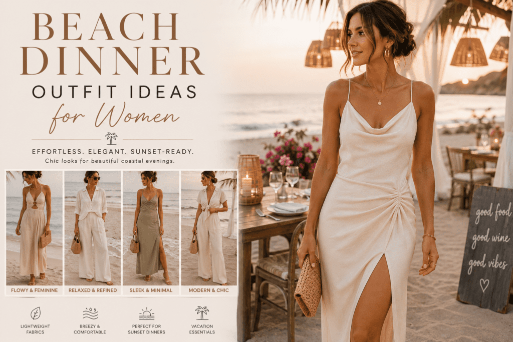 Beach dinner outfit ideas for women