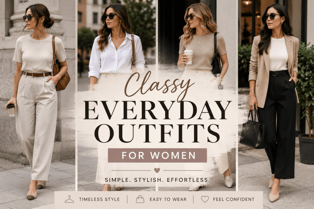 classy everyday outfit for women
