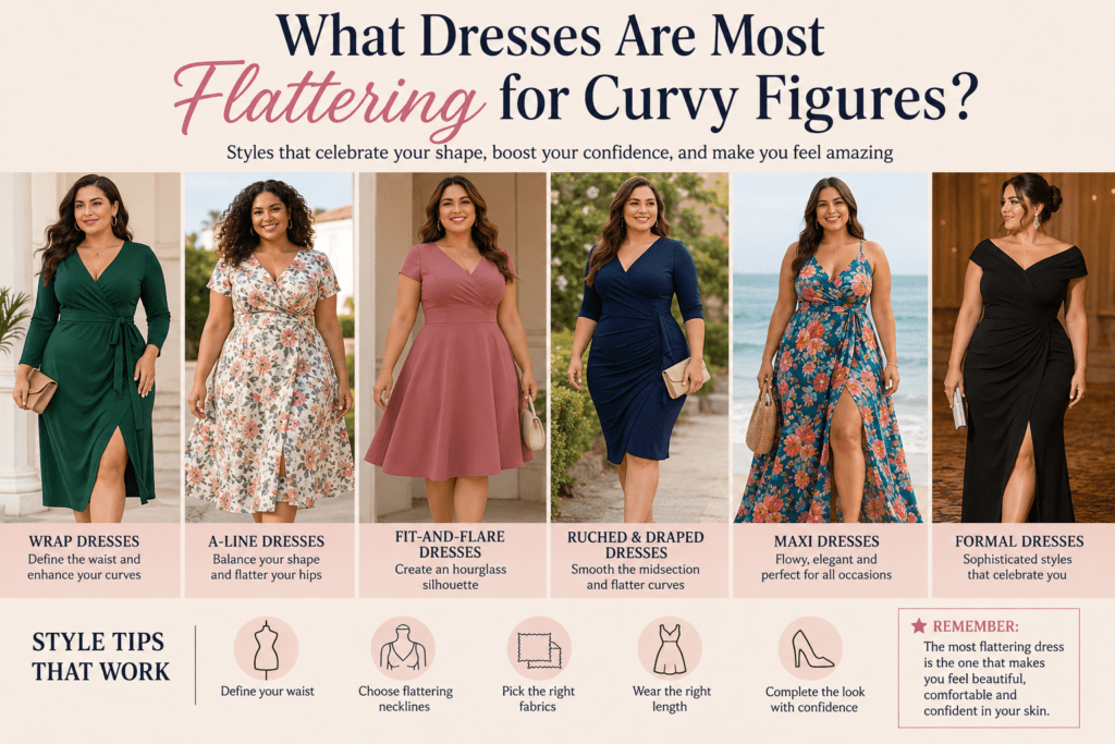Dresses That Are Most Flattering for Curvy Figures