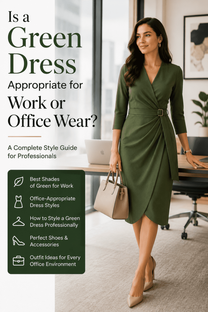 Is a Green Dress Appropriate for Work or Office Wear?