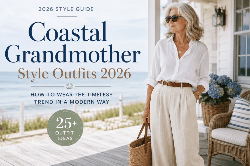 Coastal grandmother outfit
